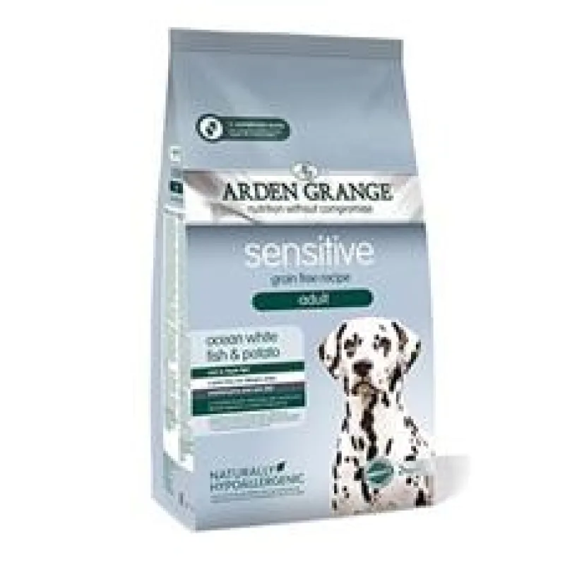 Arden Grange GF Dog Adult Sen.Oc.White Fish&Potato 12kg