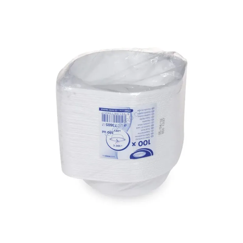 Šálek na polévku bílý (PP) 350 ml [100 ks] (73605 - 3D,E64,P4D)