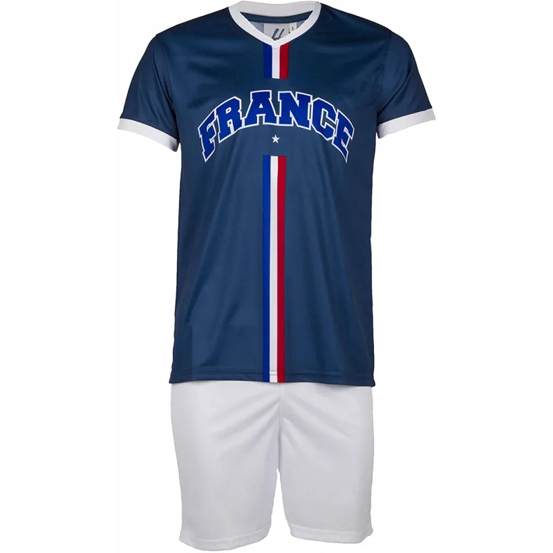 Francúzsko tréningový set detský - dres + kraťasy - SKLADOM