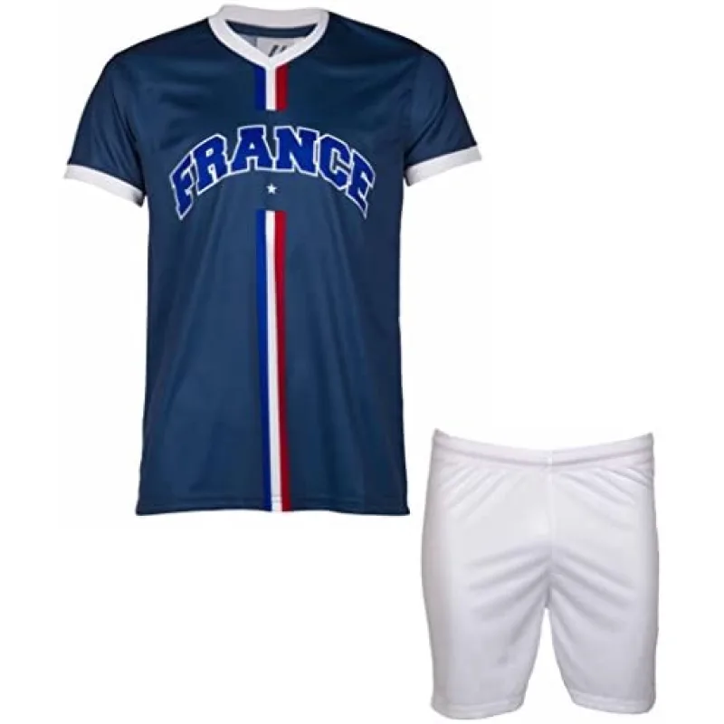 Francúzsko tréningový set detský - dres + kraťasy - SKLADOM