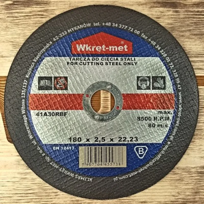 KLIMAS Rezný kotúč na kov TCS 180x2,5mm