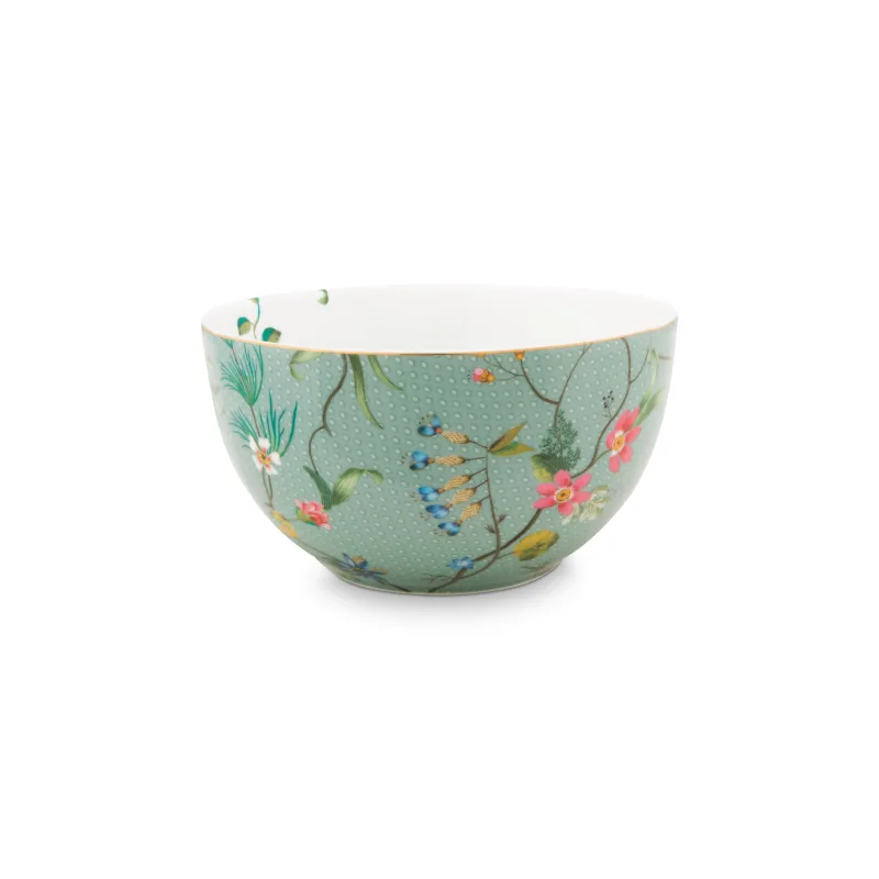 Pip Studio Jolie Flowers Blue, miska ∅12cm, modrý