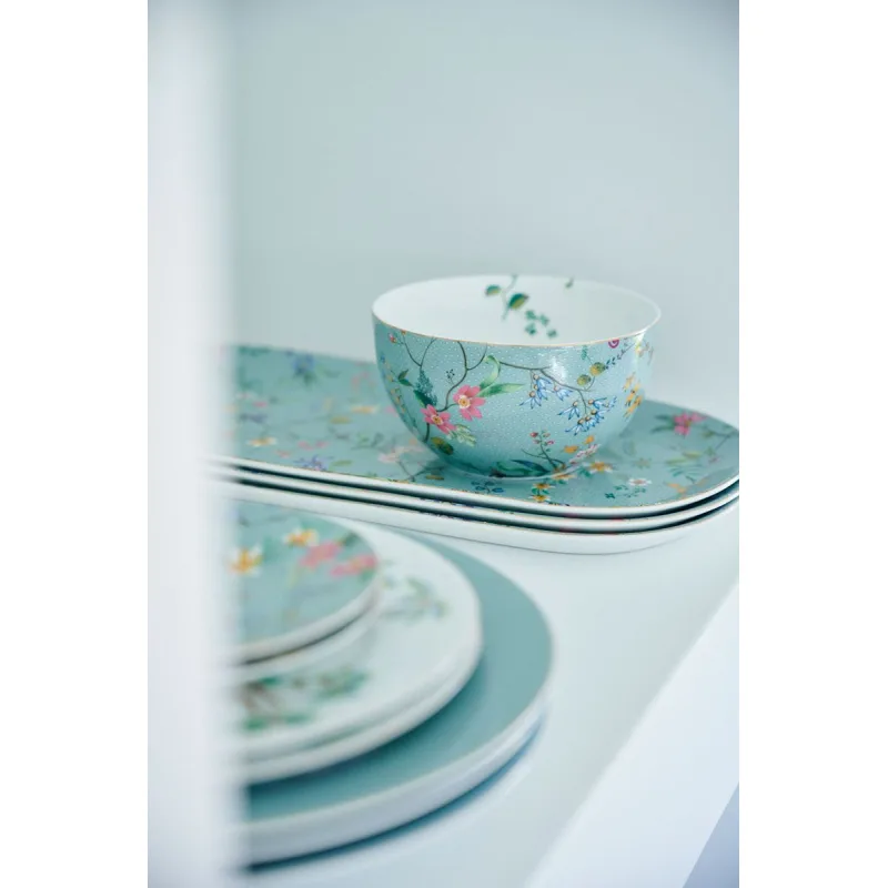 Pip Studio Jolie Flowers Blue, miska ∅12cm, modrý
