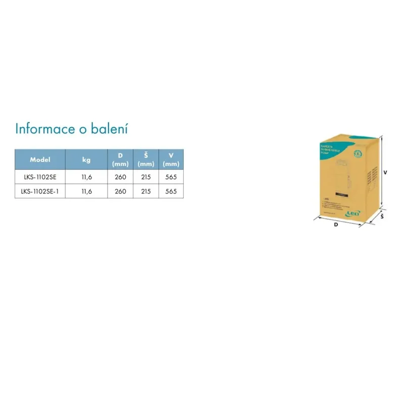 Leo LKS-1102SE-1 záhradné automatické čerpadlo bočné sanie 230V 1,1 kW, kábel 15m