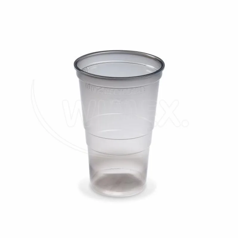Kelímek vratný 0,25 l Reware Cheers, kouřový (PP) [46 ks] (PP755)