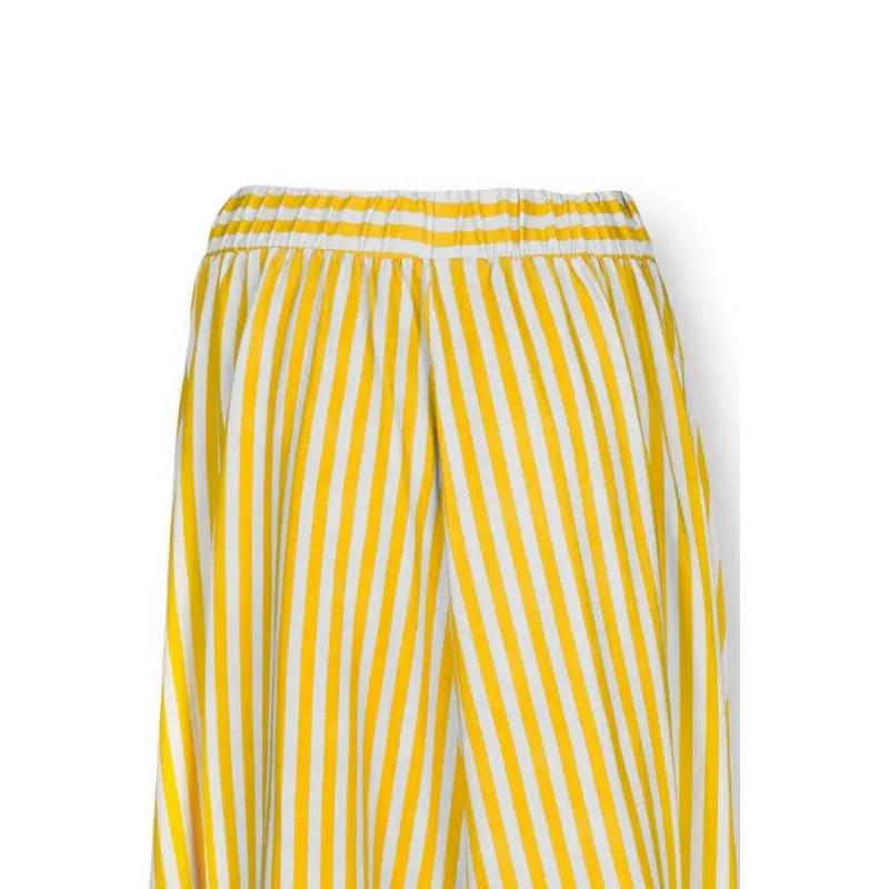 Pip Studio Solange Sukně Sumo Stripe,žlutá