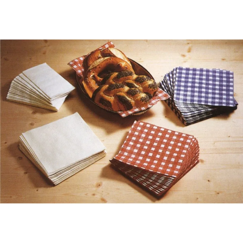 Ubrousky 1-vrstvé 33 x 33 cm KARO žluté [100 ks] (70555 - E12A)