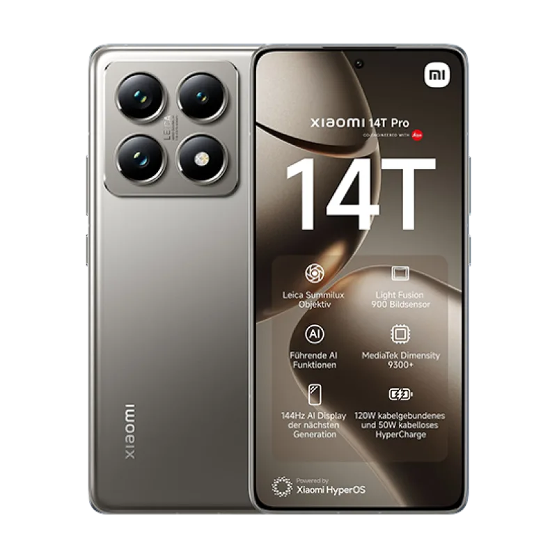 Xiaomi 14T Pro | 5G | Dual Sim | 12GB RAM | 512GB | Šedá - Grey