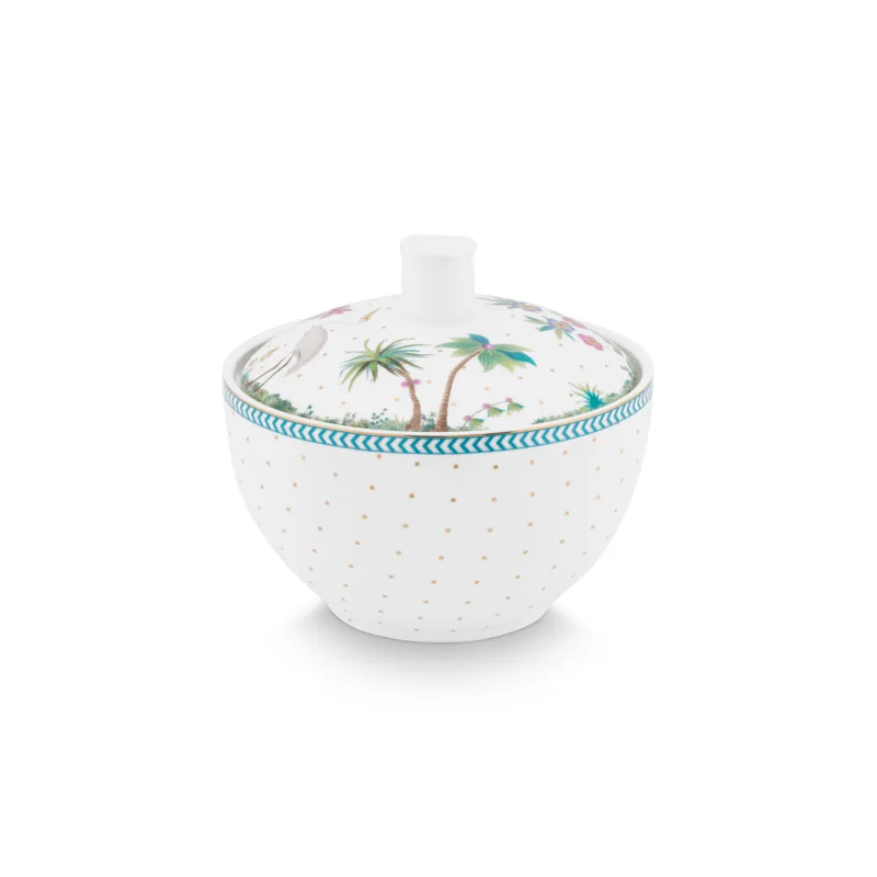 Pip Studio Jolie cukřenka 300ml, bílá