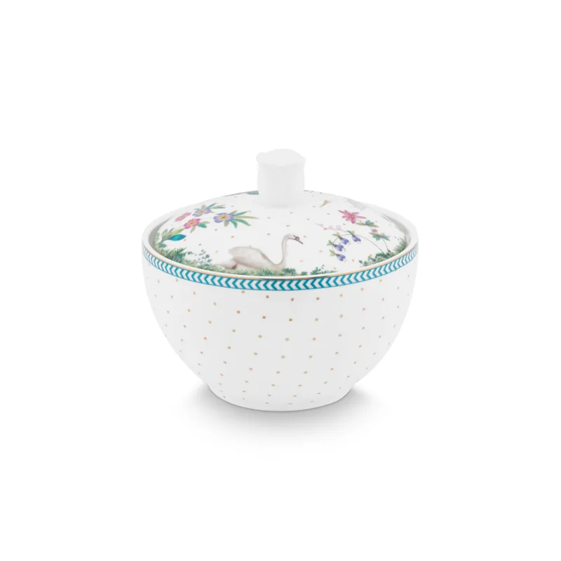 Pip Studio Jolie cukřenka 300ml, bílá