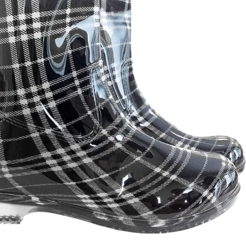 Reis CHECK dámske čižmy čierna/biela 36-41