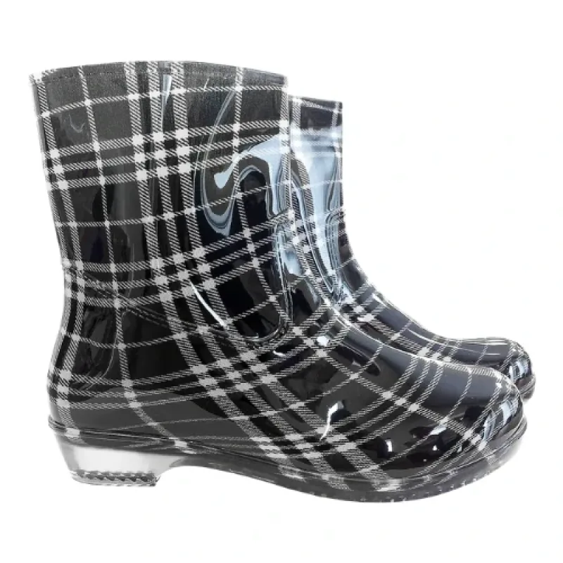 Reis CHECK dámske čižmy čierna/biela 36-41
