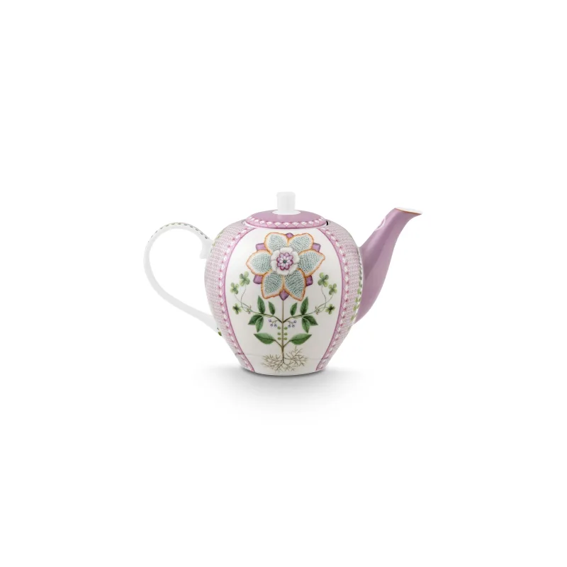 Pip Studio Lily & Lotus čajová konvice 1,6l, lila