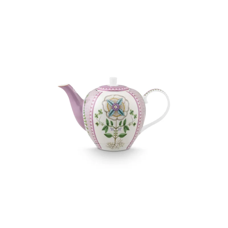 Pip Studio Lily & Lotus čajová konvice 1,6l, lila