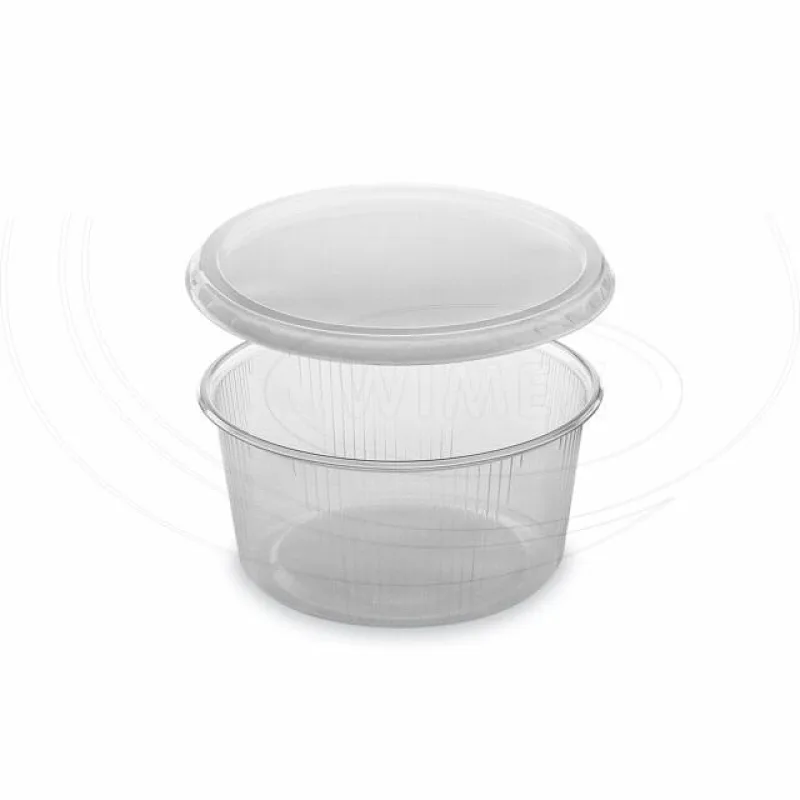 Miska kulatá průhledná 250 ml + víčko (PP) [2 x 250 ks] (PP515)