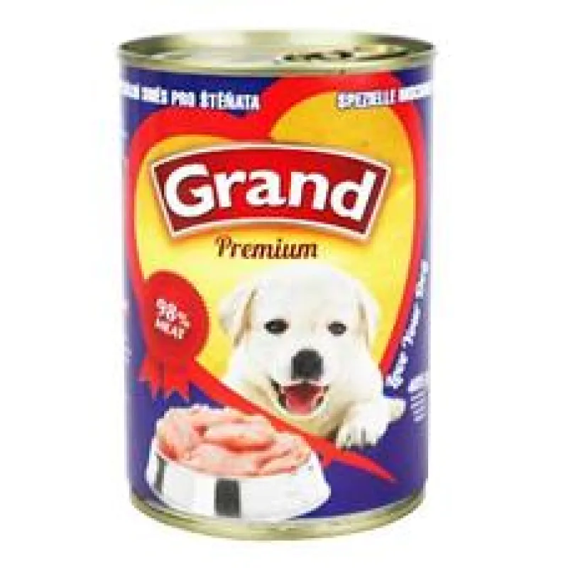 GRAND konz. štěně speciální mas.směs 405 g