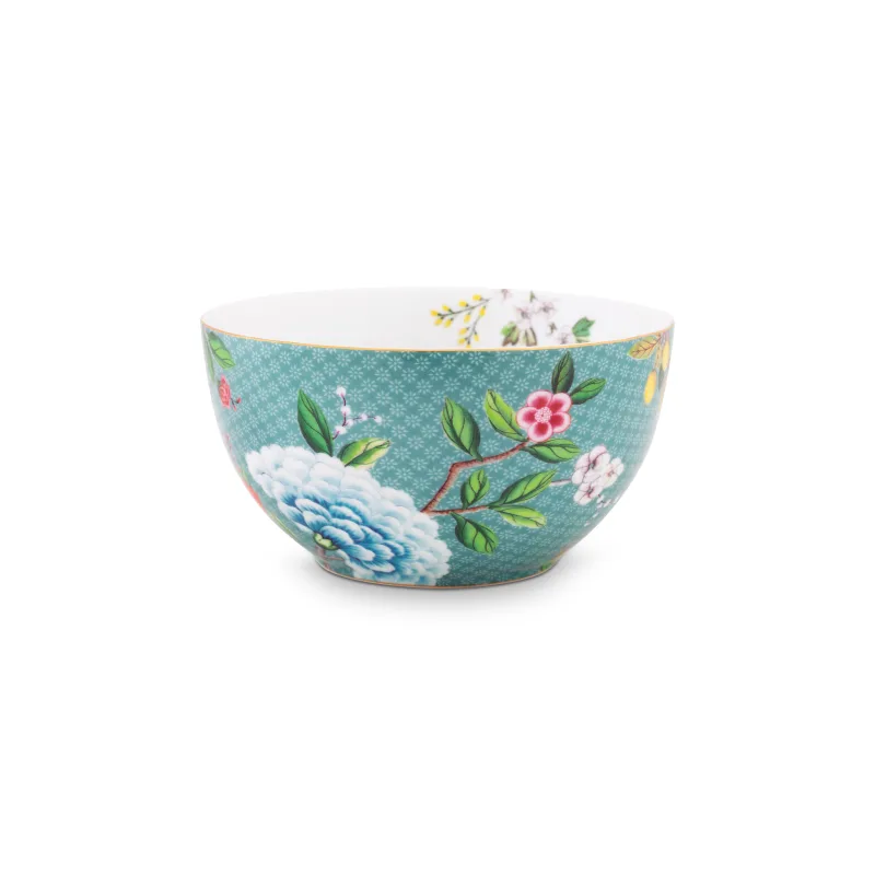 Pip Studio Blushing Birds blue miska Ø15cm, modrá