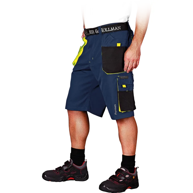Leber&Hollman FMN GBY kraťasy Navy Blue/Yellow S-3XL