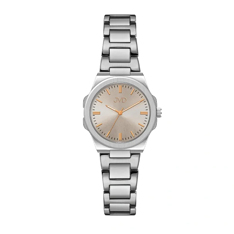 JVD Dámské stříbrné designové hodinky JVD JZ215.1