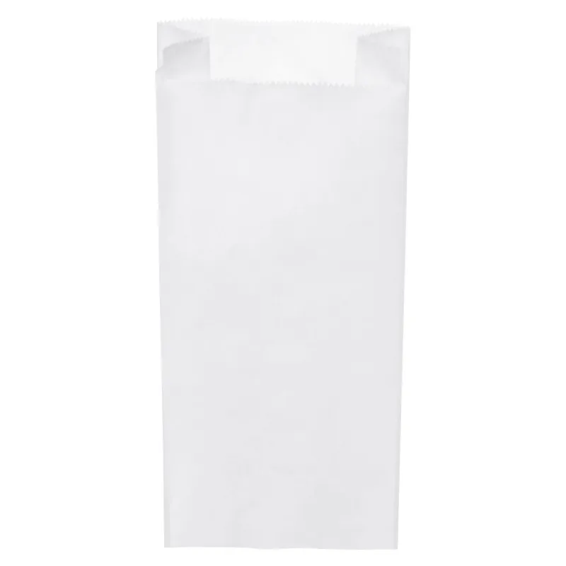 Svačinové papírové sáčky bílé 5 kg (20+7 x 45 cm) [1000 ks] (71050)