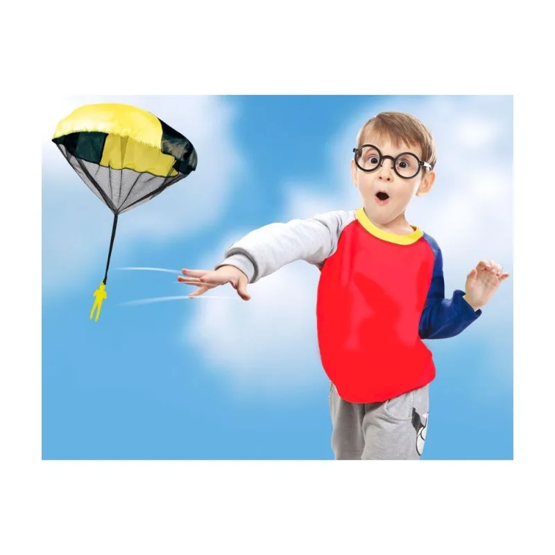 Günther PARACHUTE házející padák s parašutistou 46 cm(modrá)