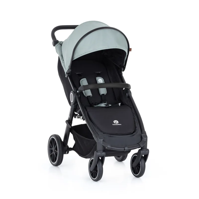 PETITE&MARS kočík športový Street+ RWS black iron green complete