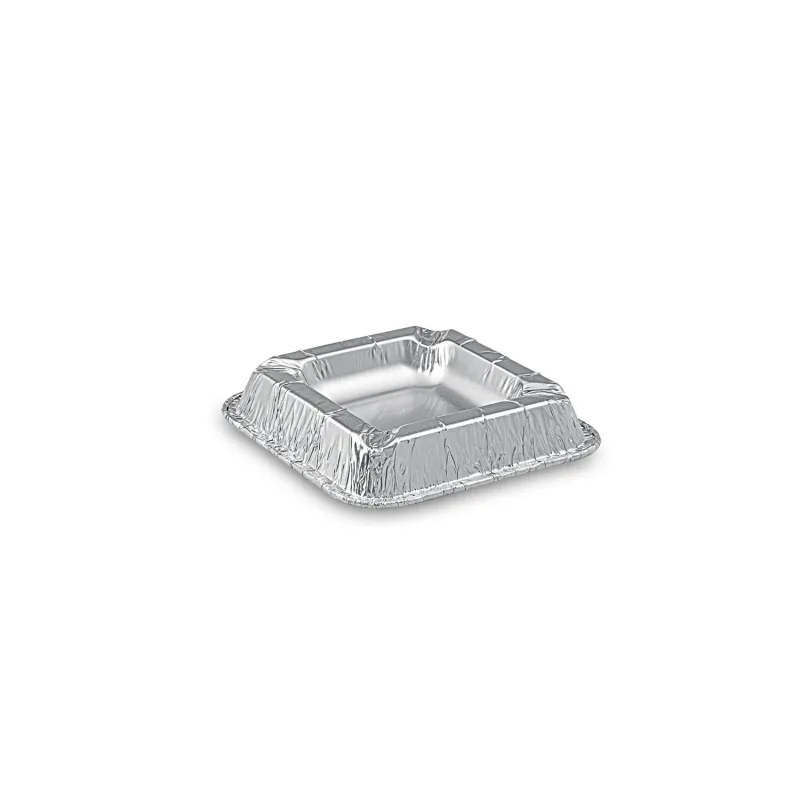 Popelník ALU 12,6 x 12,6 x 2,2 cm [10 ks] (65099)