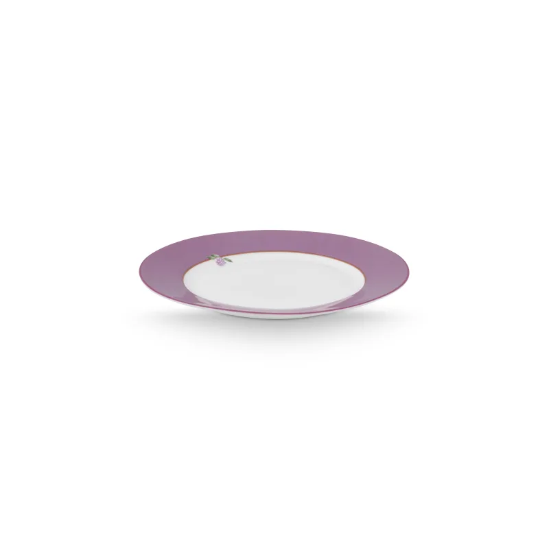 Pip Studio Lily & Lotus talíř Ø26,5cm, lila