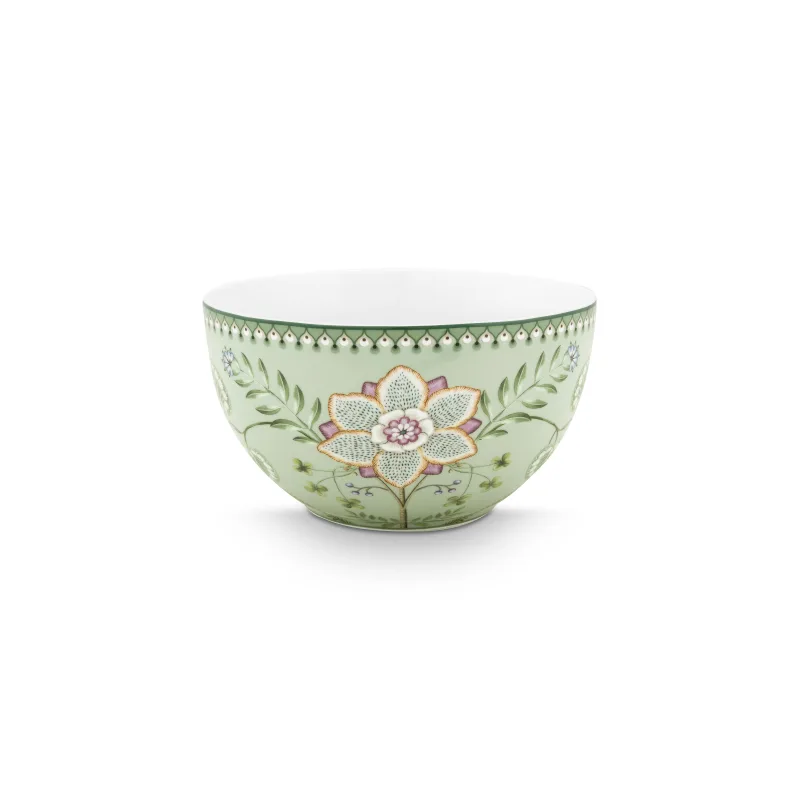 Pip Studio Lily & Lotus miska Ø18cm, zelená