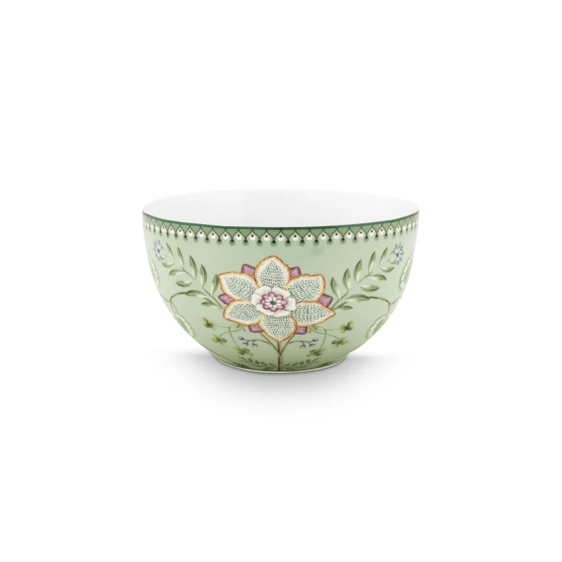 Pip Studio Lily & Lotus miska Ø18cm, zelená