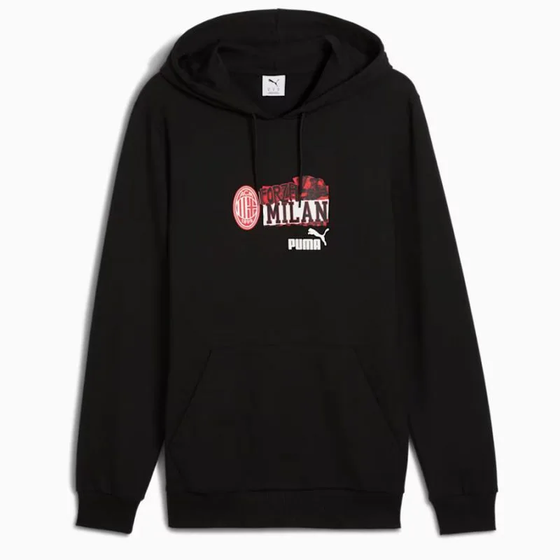 Puma AC Miláno (AC Milan) mikina čierna pánska