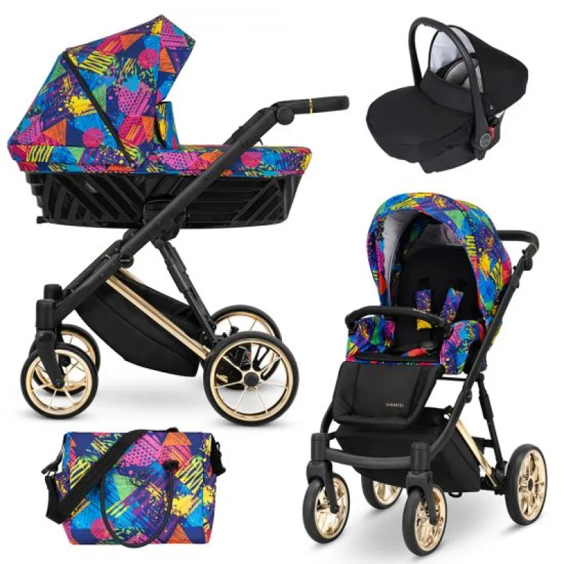 Kočík Kunert Ivento Premium 3v1 - colors impresion