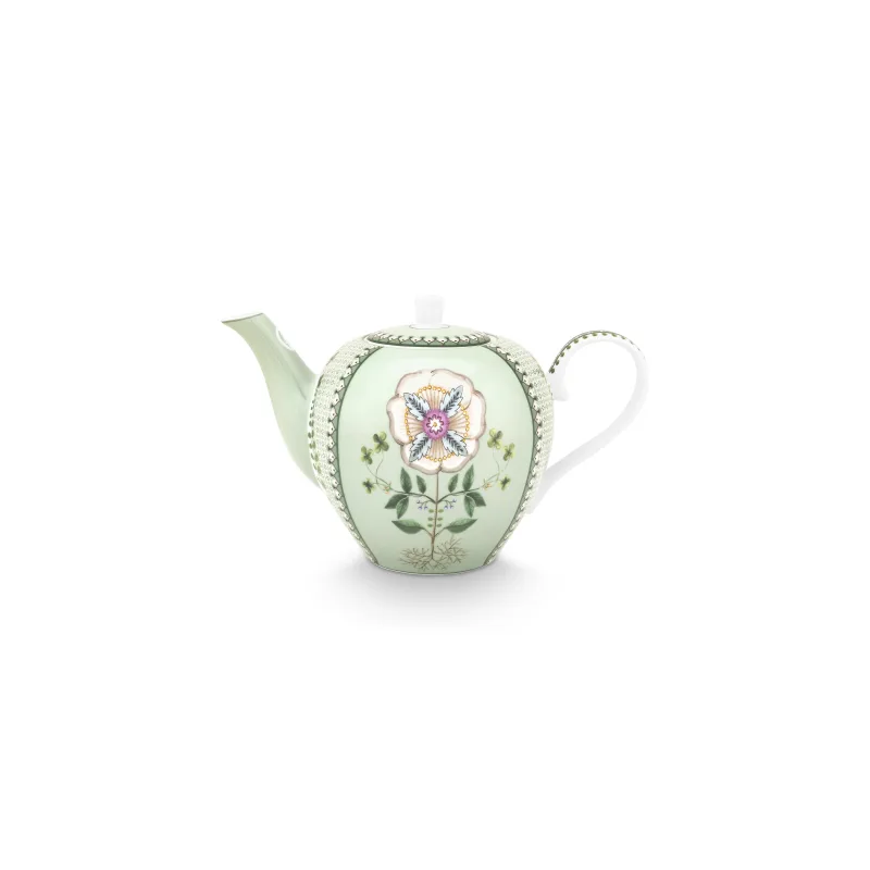 Pip Studio Lily & Lotus čajová konvice 1,6l, zelená