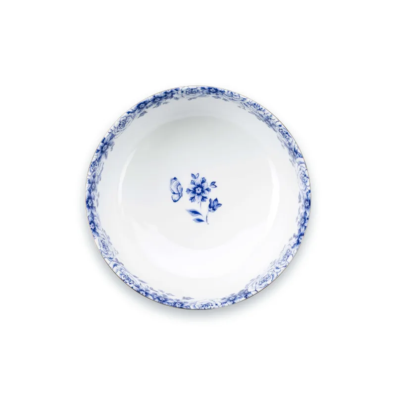 Pip Studio Royal White miska ∅20cm, bílo-modrá