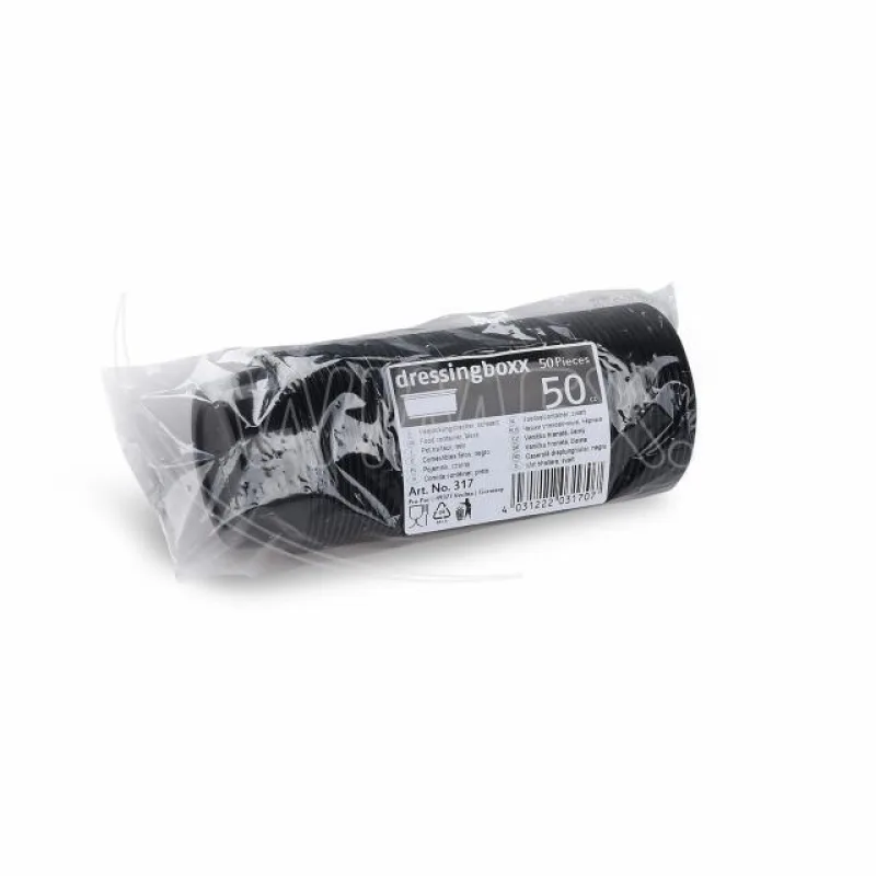 Dresinková miska černá 50 ml (PP) [50 ks] (PP317)