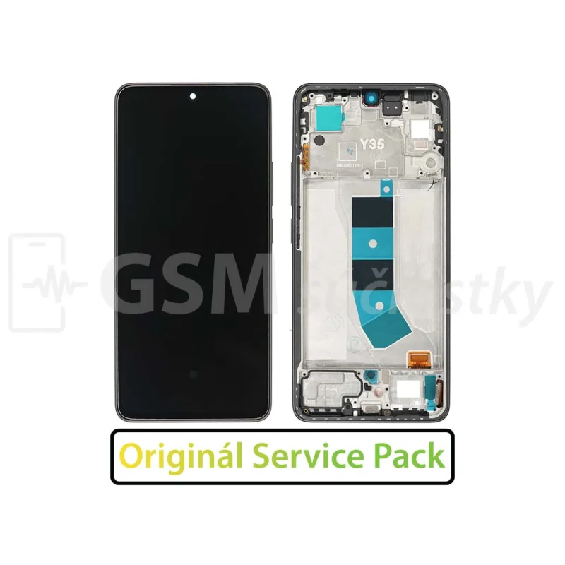 LCD Displej + Dotykové sklo + Rám Xiaomi Redmi Note 13 4G - originál Farba: Zelená