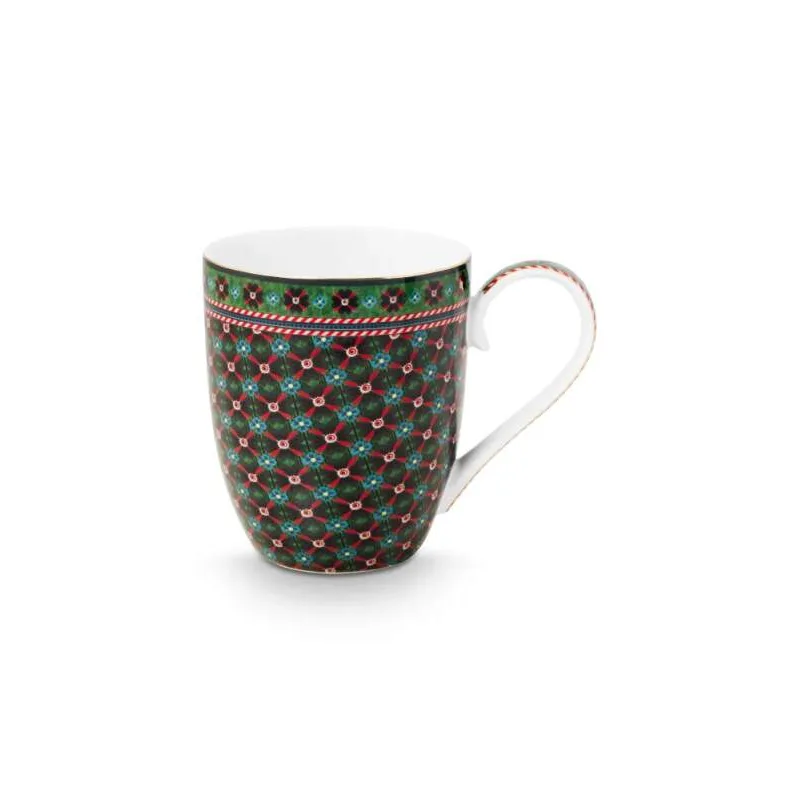 Pip Studio Berry Blues sada 2ks XL hrnků 440ml, modrá