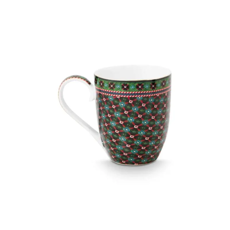 Pip Studio Berry Blues sada 2ks XL hrnků 440ml, modrá
