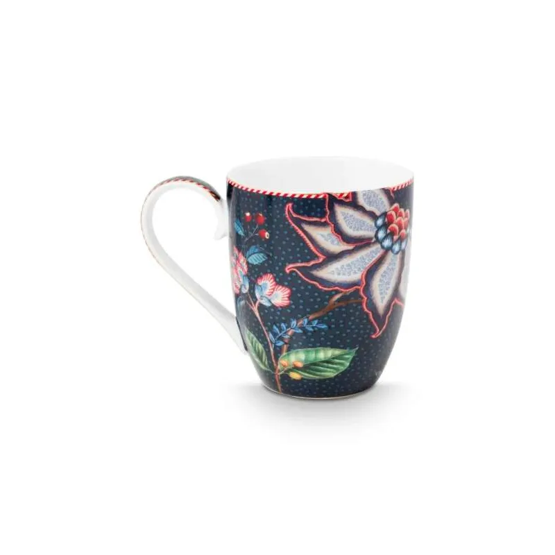 Pip Studio Berry Blues sada 2ks XL hrnků 440ml, modrá