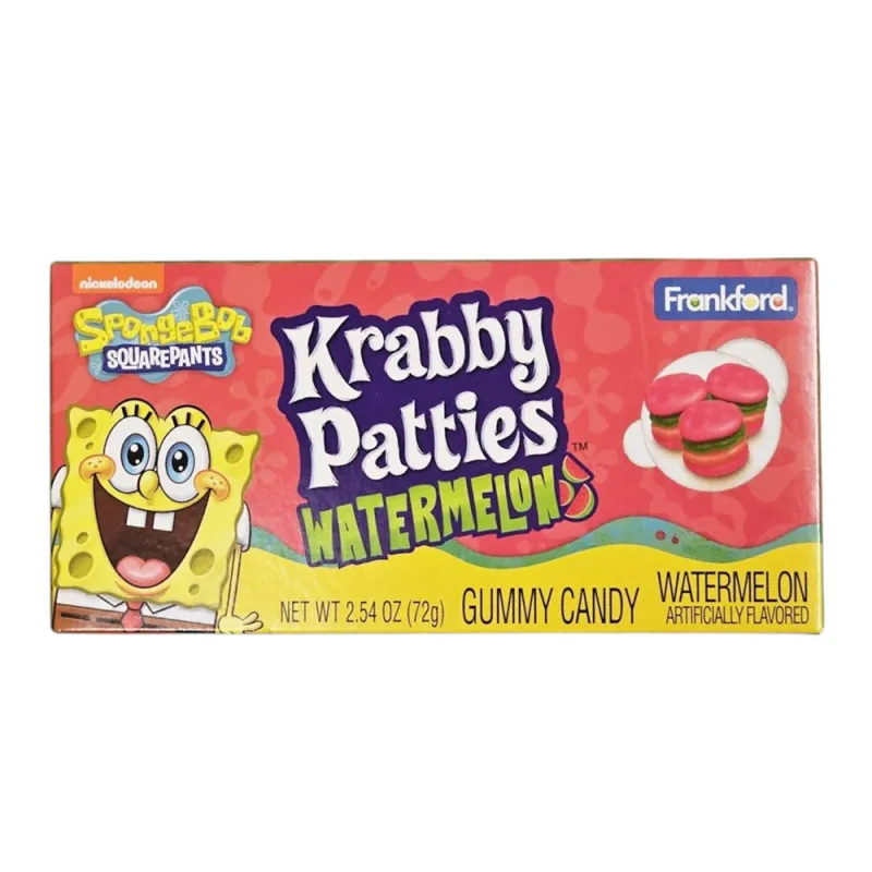 SpongeBob Squarepants Krabby Patties Watermelon 72g