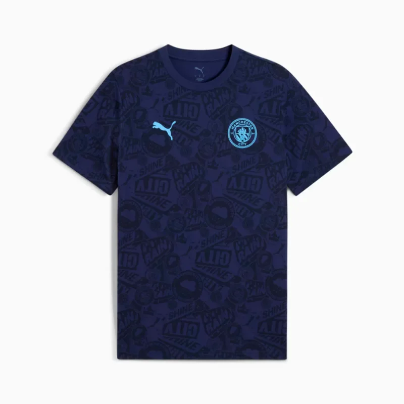 Puma Manchester City tričko modré pánske