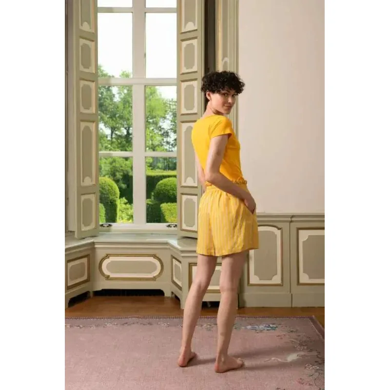 Pip Studio Bonita Kraťasy Sumo Stripe, žluté