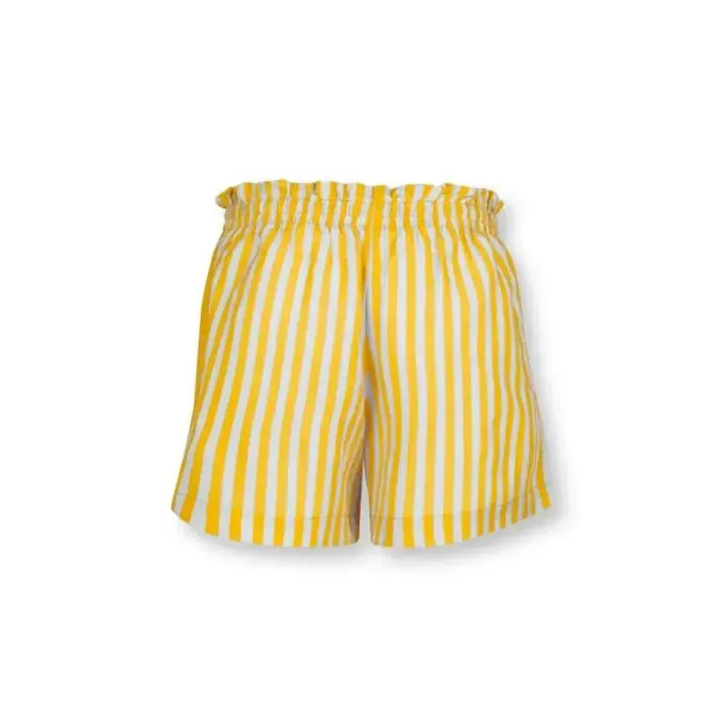 Pip Studio Bonita Kraťasy Sumo Stripe, žluté