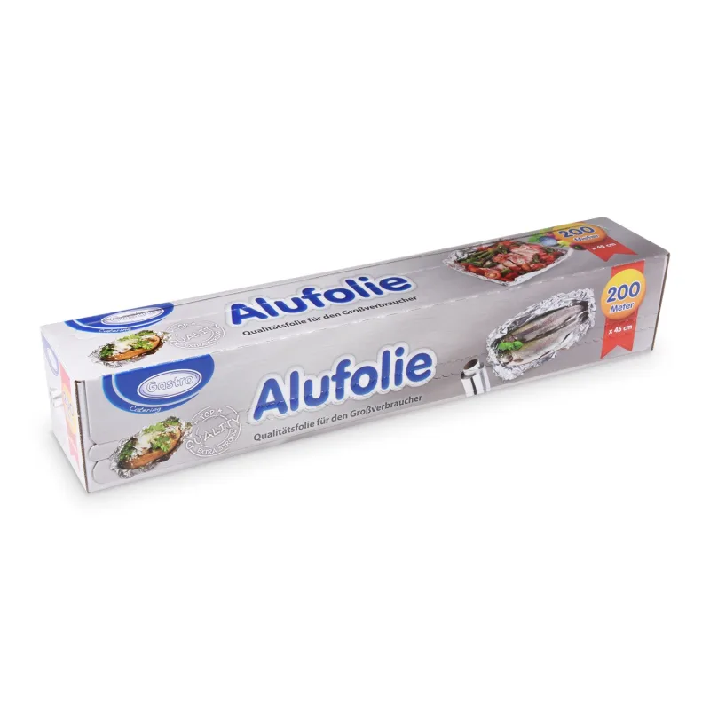 Alu fólie v boxu 44 cm x 200 m, 11 µm [1 ks] (69174)