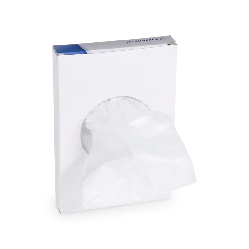 Hygienické sáčky bílé (HDPE) 8+6 x 25 cm [30 ks] (60683 - CH5N)