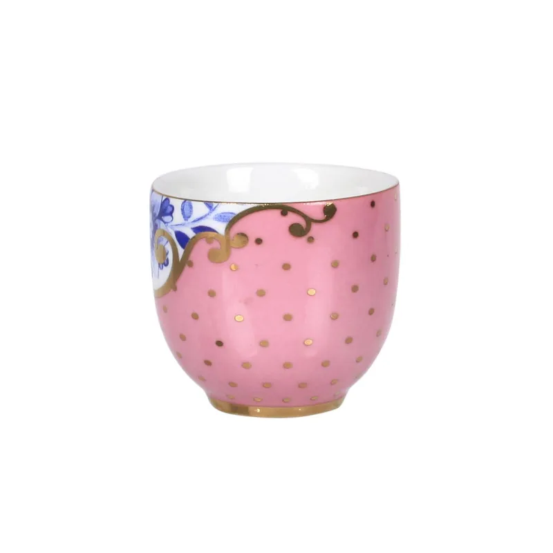 Pip Studio Royal Multi porcelánový kalíšek na vajíčko, růžový
