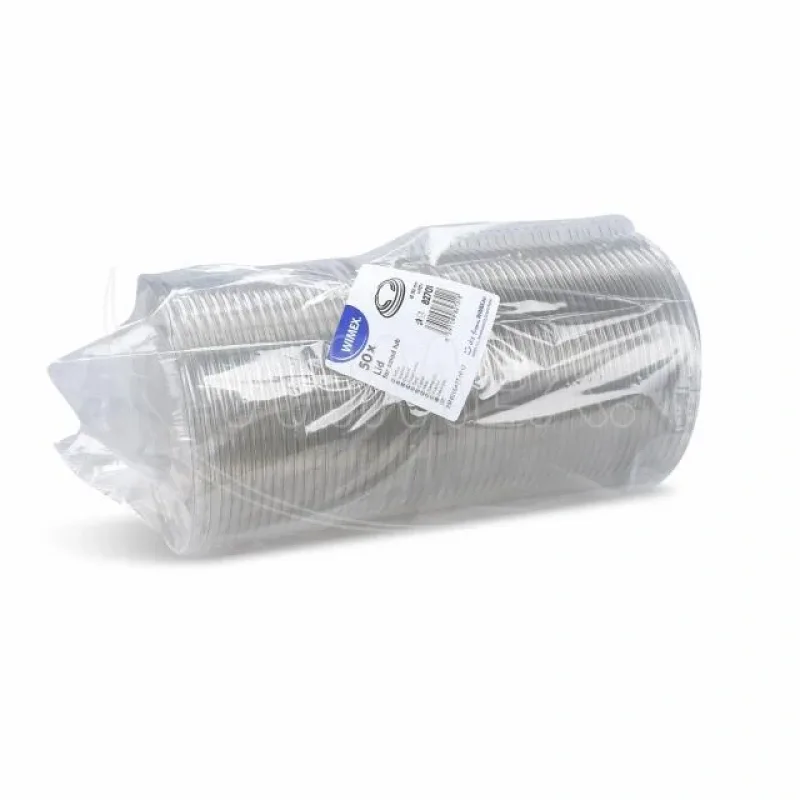 Víčko průhledné (rPET) pro papírové misky Ø150 mm [50 ks] (82701)