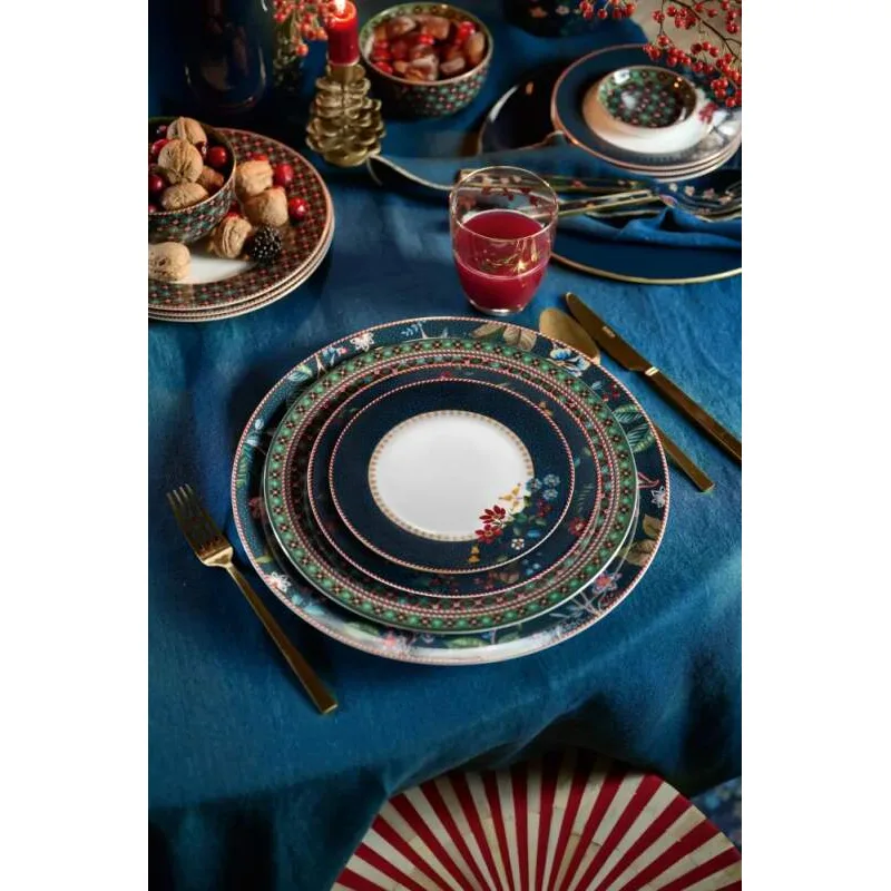 Pip Studio Berry Blues talíř ∅17cm, modrý