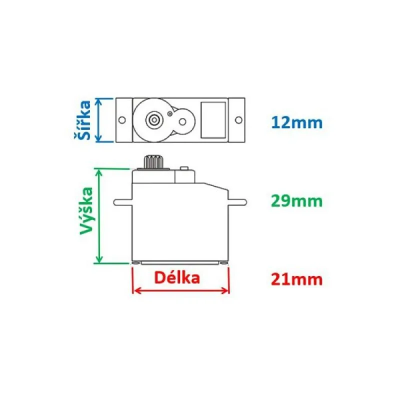Tower Pro Servo SG91R 9g/0,1s/1,8kg
