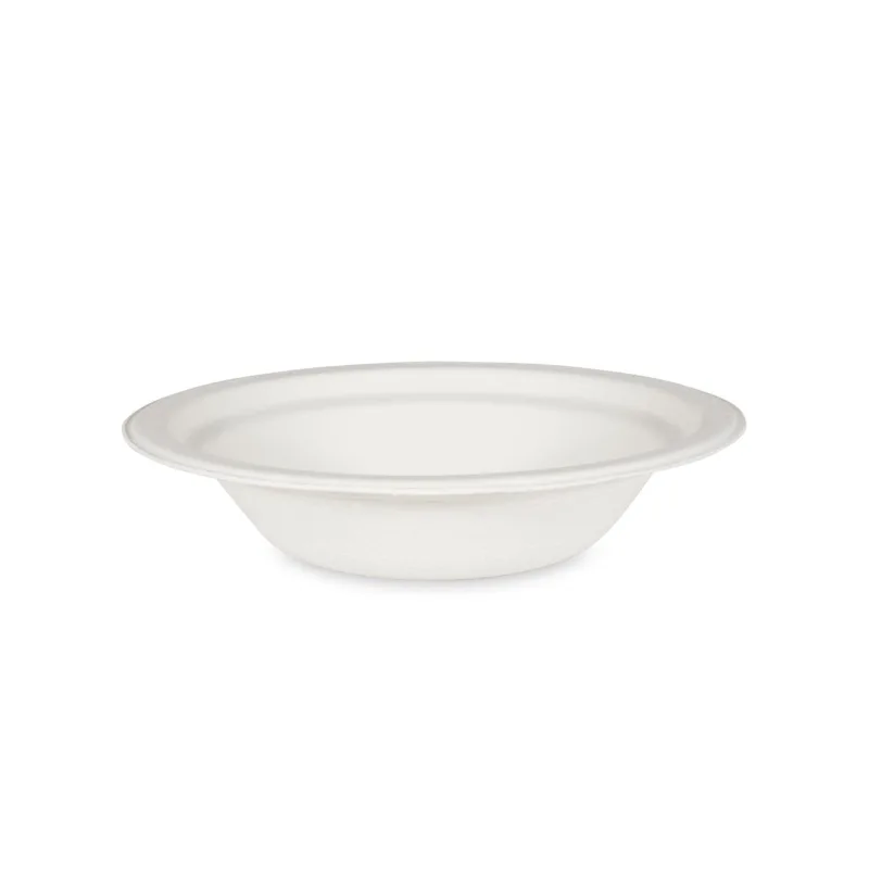 Miska kulatá BIO cukrová třtina 400 ml, Ø 18 x 4 cm [10 ks] (42204)
